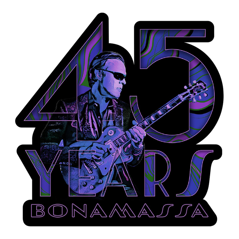45 Years of Blues Sticker - Purple Logo