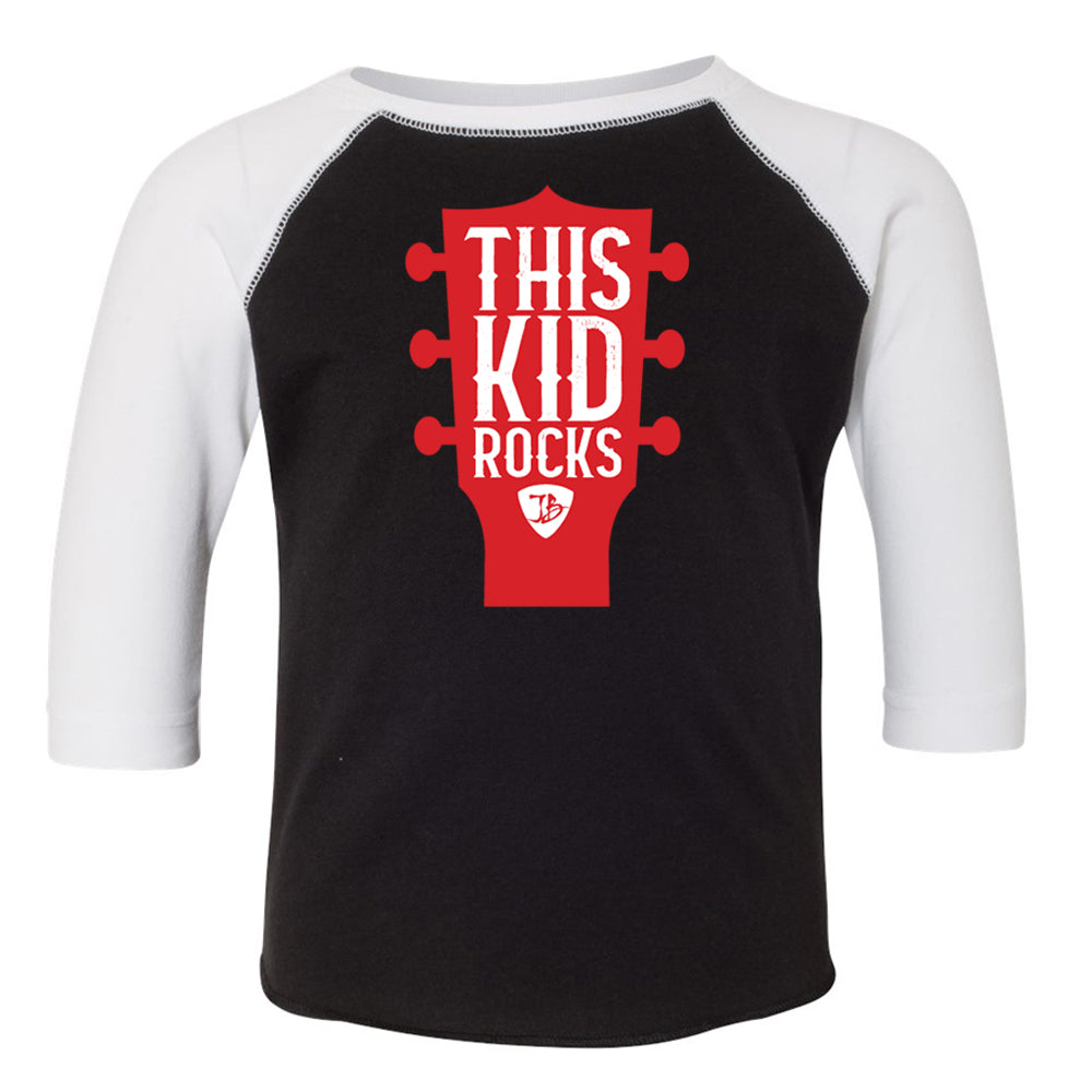 This Kid Rocks Baseball 3/4 Sleeve T-Shirt (Toddler)