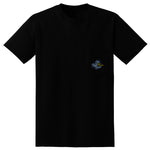 Late Night Blues Pocket T-Shirt (Unisex)