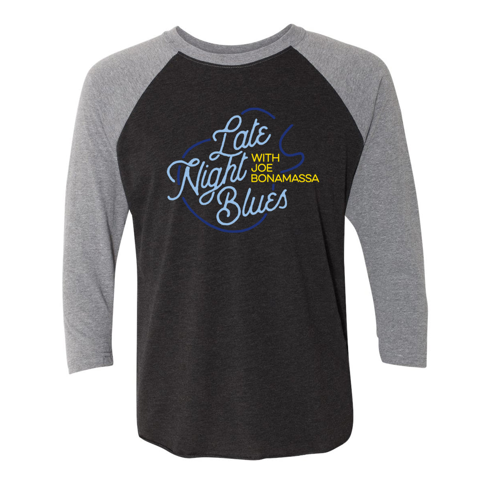 Late Night Blues 3/4 Sleeve T-Shirt (Unisex)