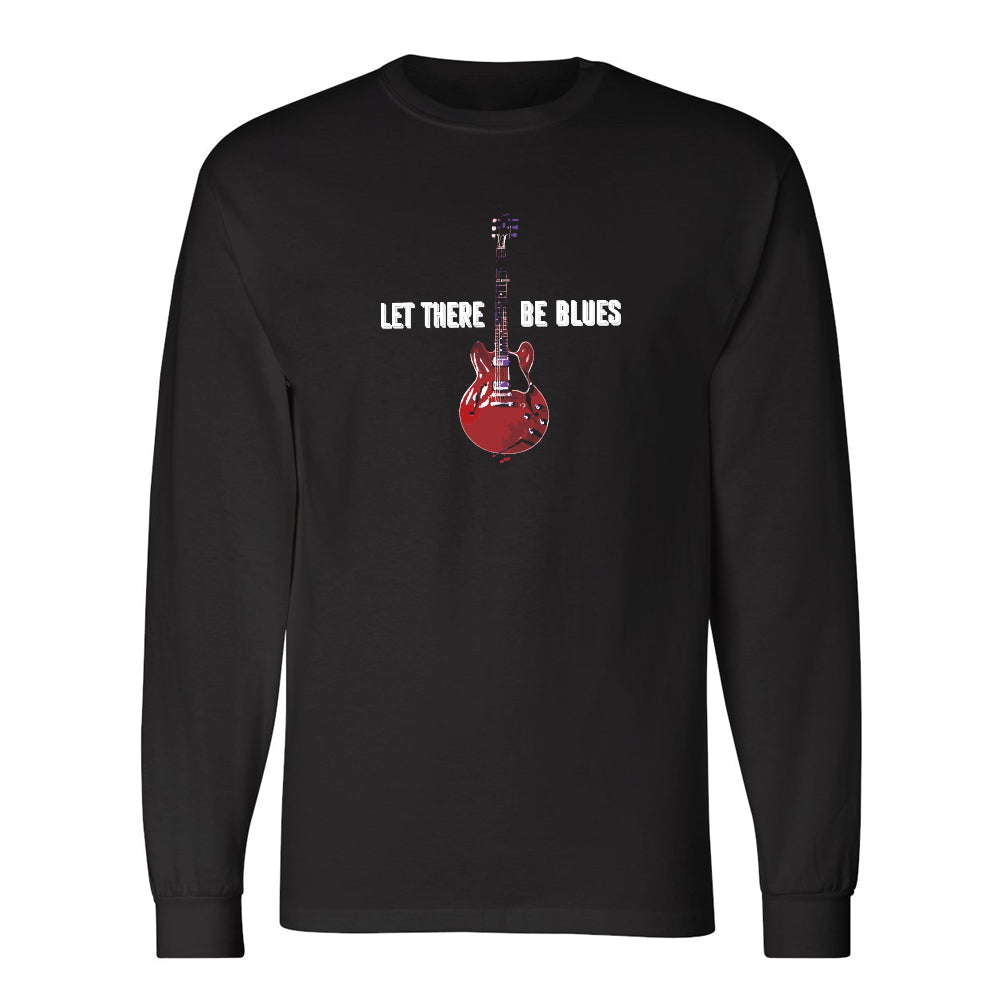 Let There Be Blues Logo Champion Long Sleeve T-Shirt (Unisex)