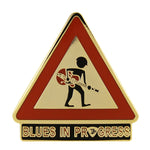 Blues in Progress Pin