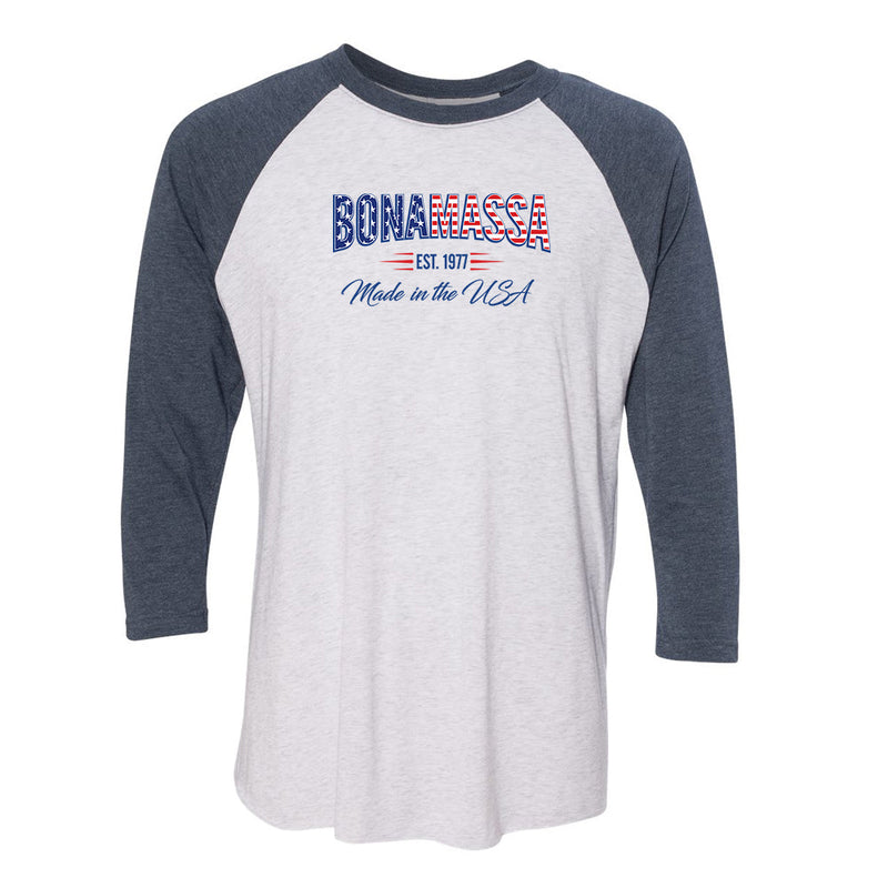 Bonamassa Made in the USA 3/4 Sleeve T-Shirt (Unisex)