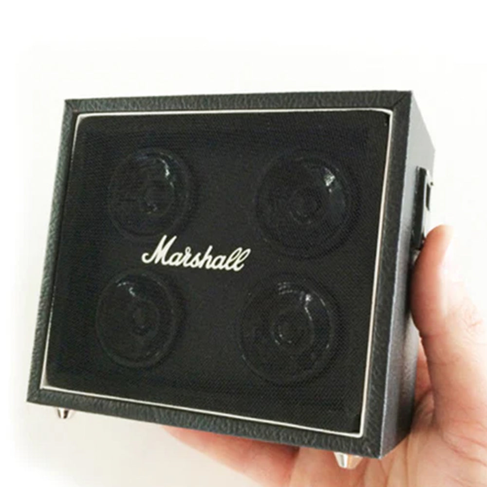 Miniature Amp – Classic Black MS Style Ornamental 4 X 12 Speaker Cabinet – Single
