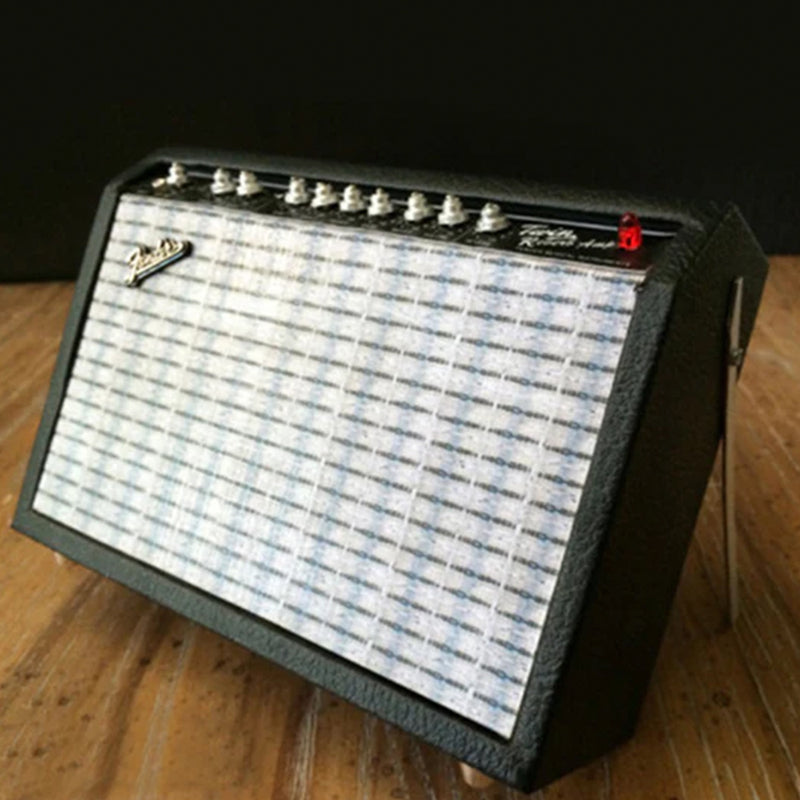 Miniature Fender Twin-Reverb Ornamental Amplifier Model