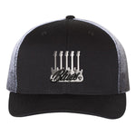 Monochromatic Blues Printed Mesh-Back Trucker Hat
