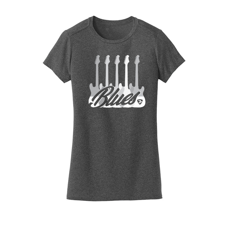 Monochromatic Blues New Era Crew T-Shirt (Women)