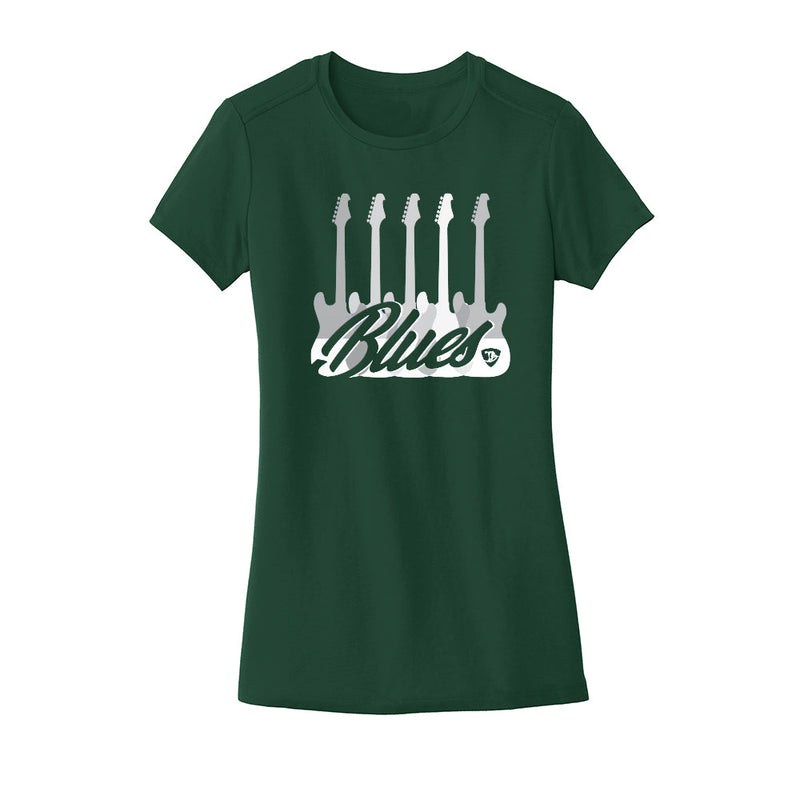 Monochromatic Blues New Era Crew T-Shirt (Women)