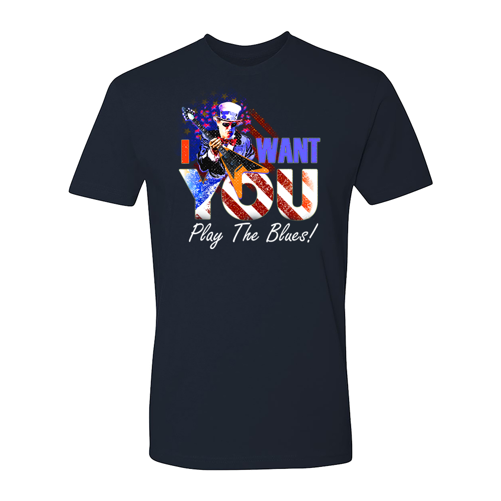 I Want You, Play the Blues T-Shirt (Unisex)