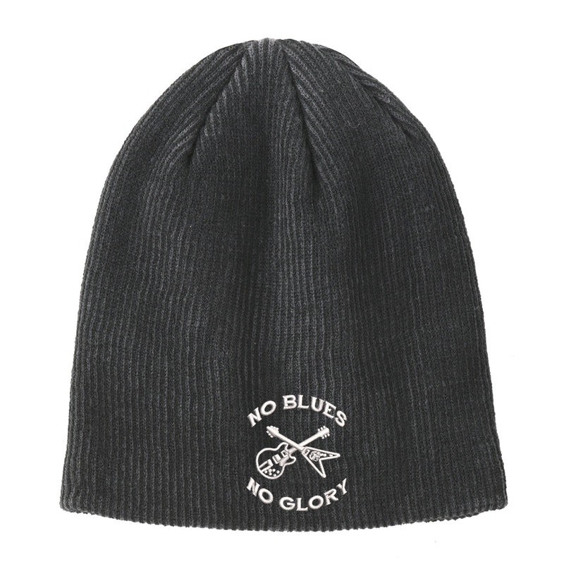 No Blues, No Glory Slouch Beanie - Black