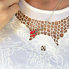 Bona-Fide Red ES Guitar Necklace