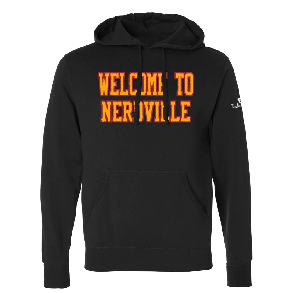 Welcome to Nerdville Applique Pullover Hoodie (Unisex)