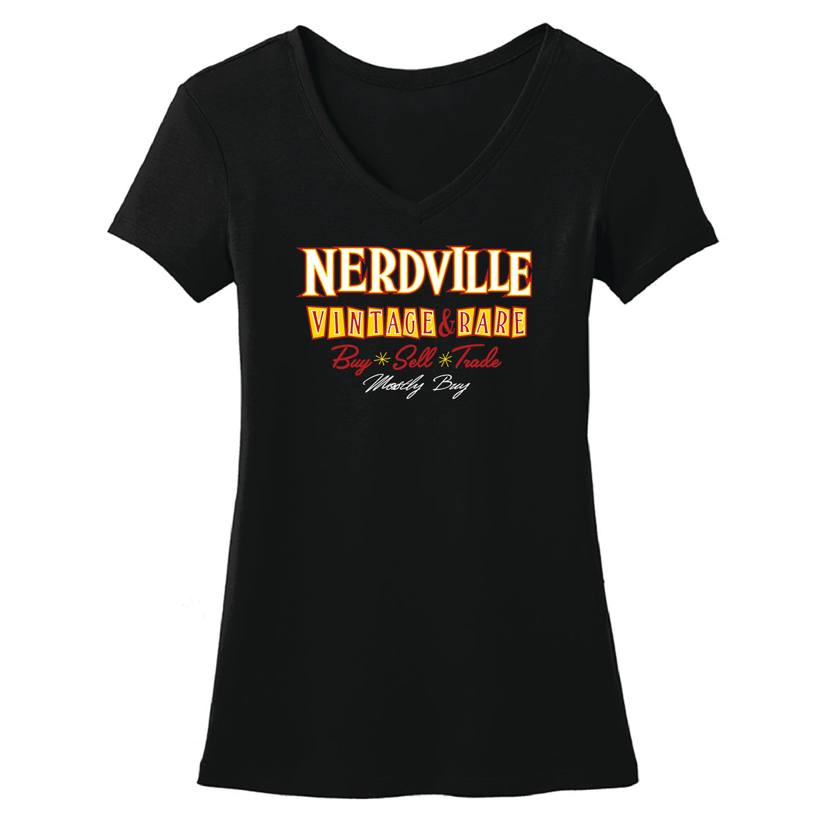 Nerdville Vintage & Rare V-Neck (Women)