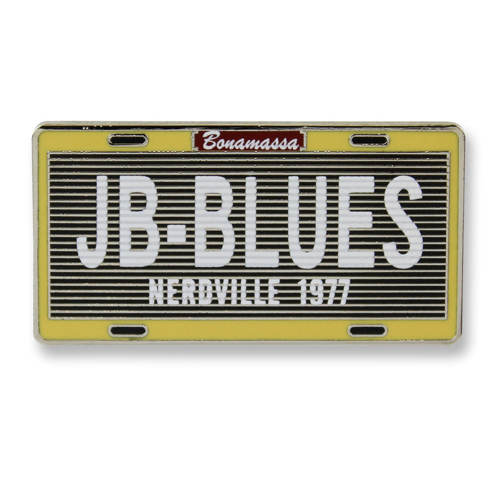 Nerdville License Plate Pin