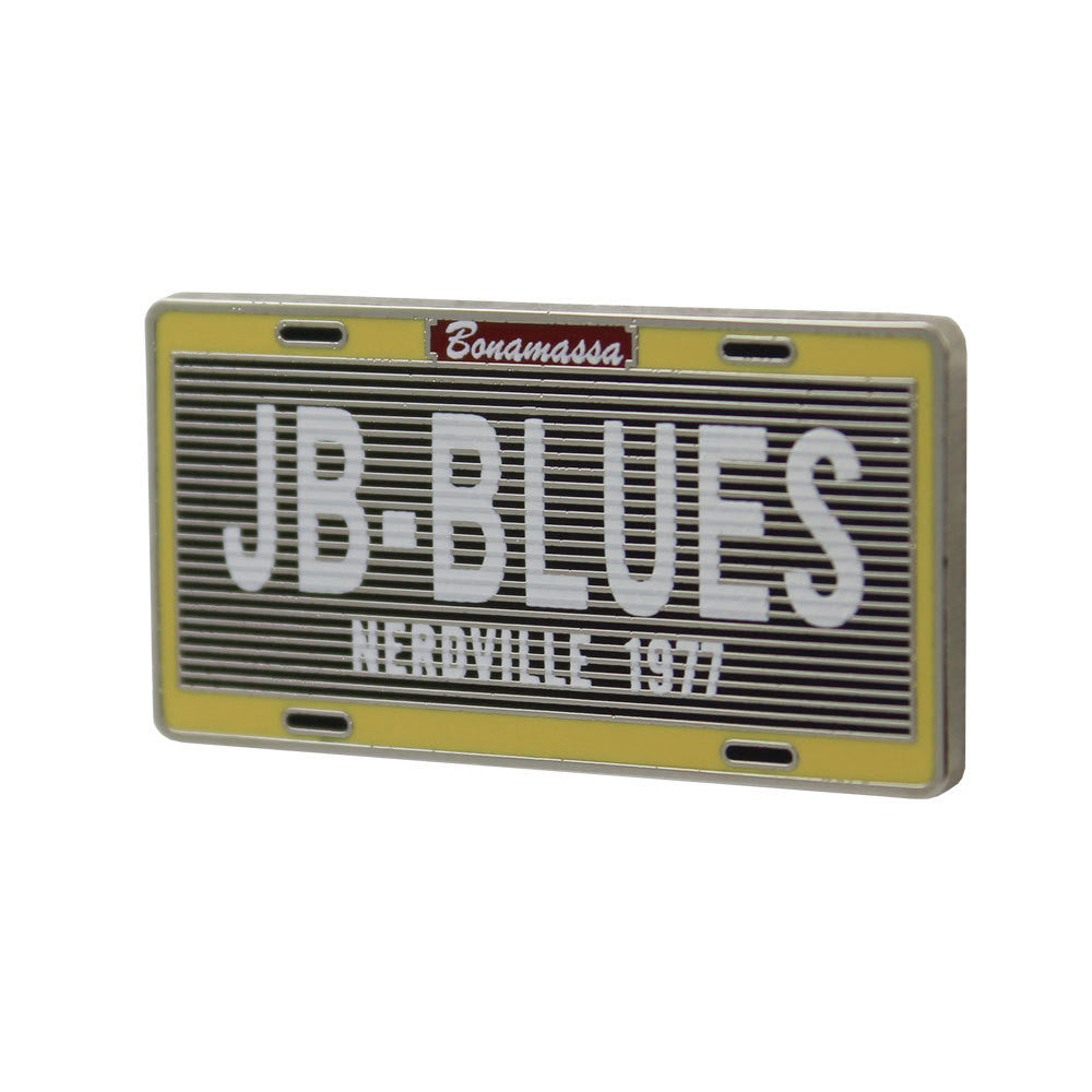 Nerdville License Plate Pin