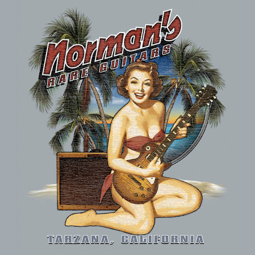 Norman's Rare Guitars - Joe Bonamassa Burst Pinup T-Shirt (Unisex)