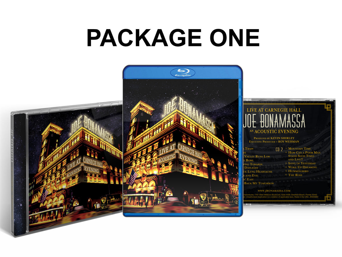Live at Carnegie Hall - An Acoustic Evening CD & Blu-ray Package