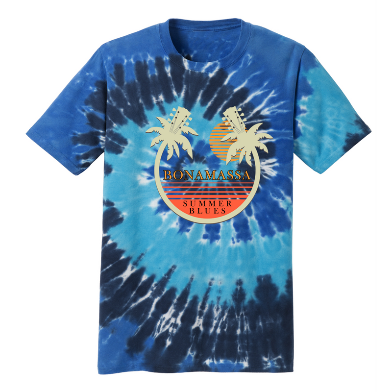Bonamassa Summer Palms Tie Dye T-Shirt (Unisex)