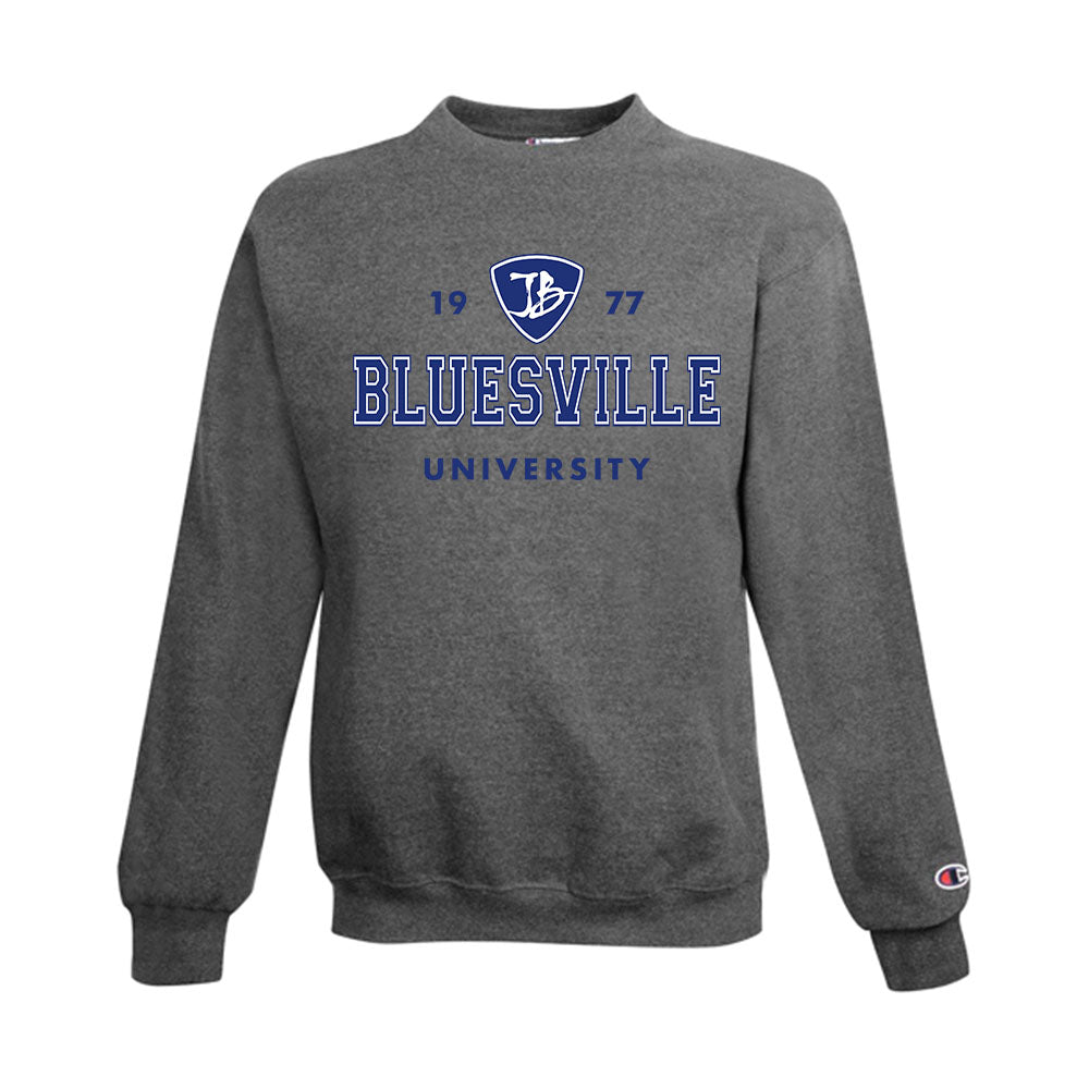Bluesville University Logo Champion Sweatshirt (Men)