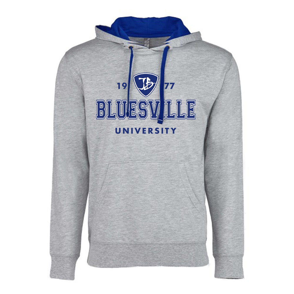 Bluesville University Logo Hooded Pullover (Unisex)