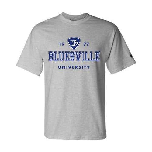 Bluesville University Logo Champion T-Shirt (Men)