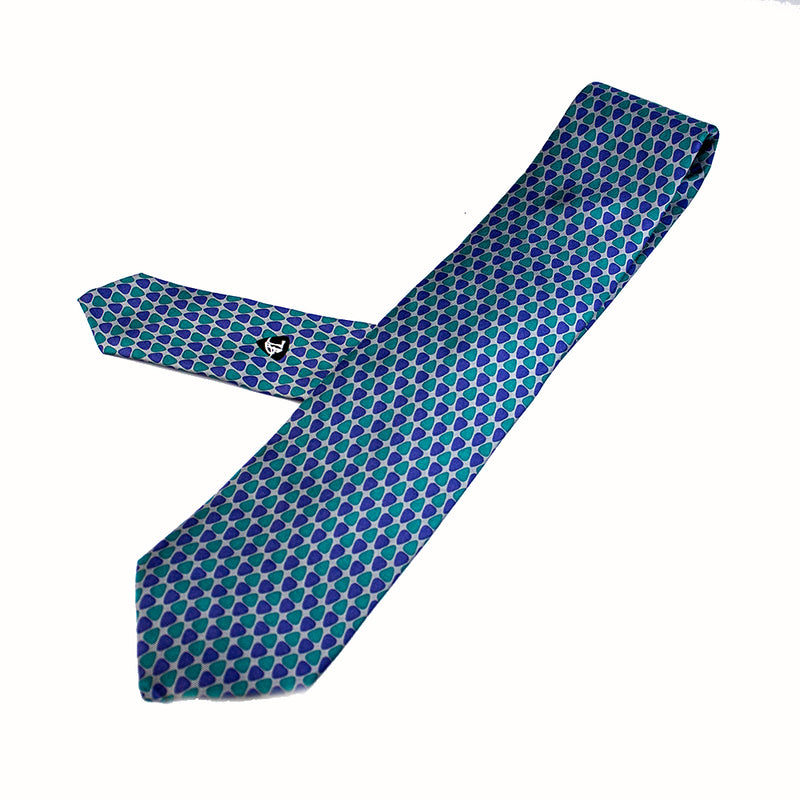 Guitar Pick - Teal/ Blue Tie