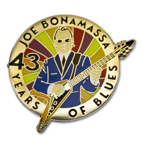 2020 Joe Bonamassa 43 Years of Blues Pin - Limited Edition (100 pieces)