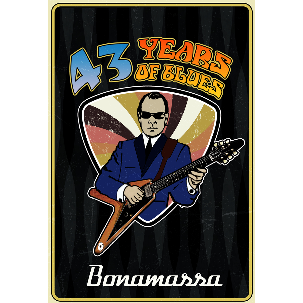 2020 Joe Bonamassa 43 Years of Blues Poster - Limited Edition (100 pieces)