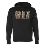 Powered by the Blues Applique Pullover Hoodie (Unisex)