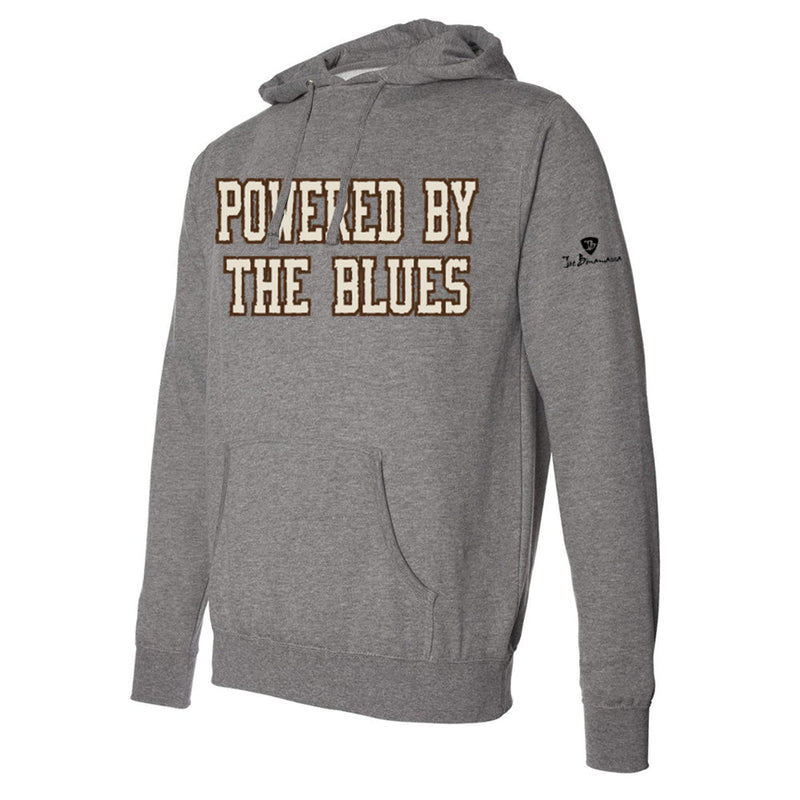 Powered by the Blues Applique Pullover Hoodie (Unisex)