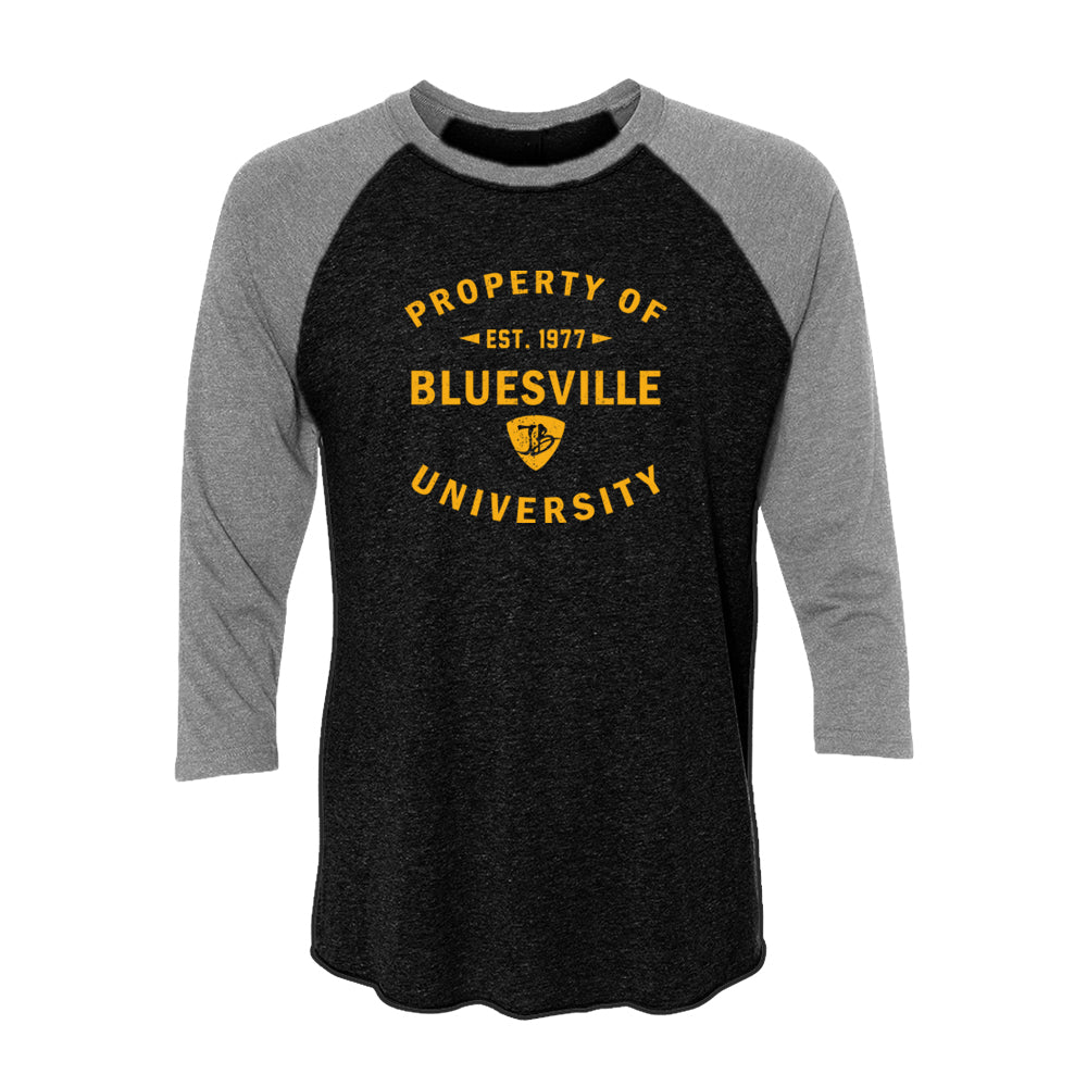 Property of Bluesville University 3/4 Sleeve T-Shirt (Unisex)
