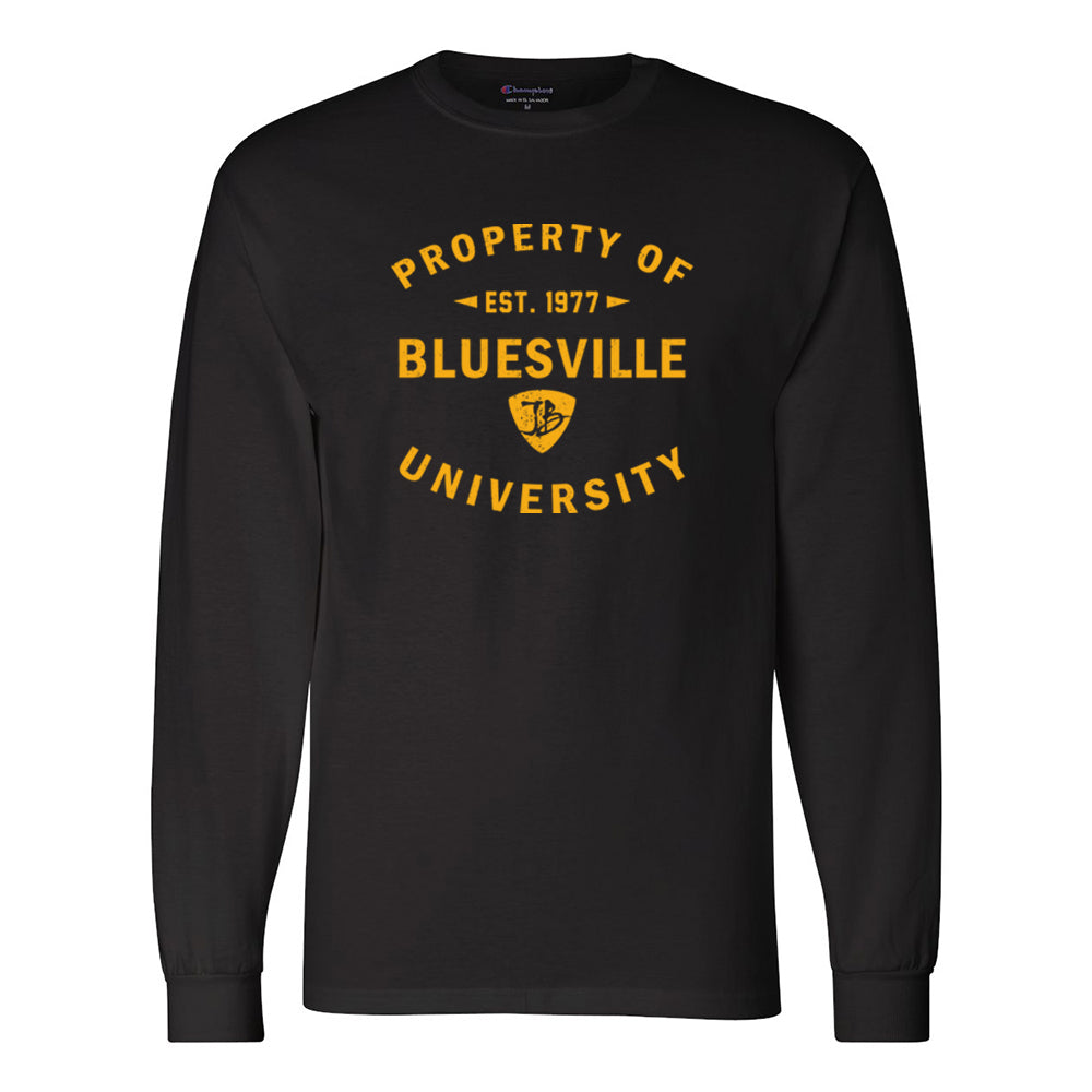 Property of Bluesville University Champion Long Sleeve (Men)