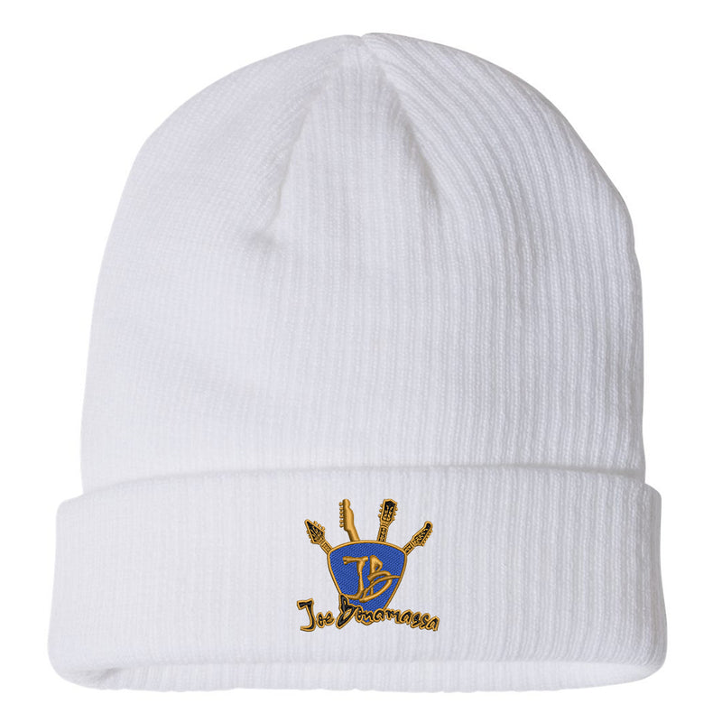 Quadzilla Champion Ribbed Beanie - White