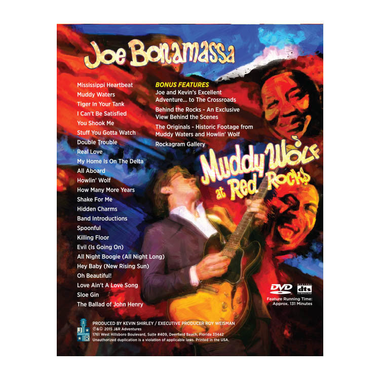 Joe Bonamassa: Muddy Wolf at Red Rocks DVD – Joe Bonamassa
