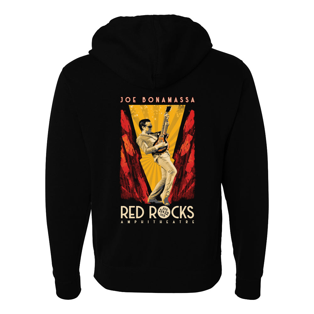 2019 Red Rocks Zip-Up Hoodie (Unisex) – Joe Bonamassa Official Store