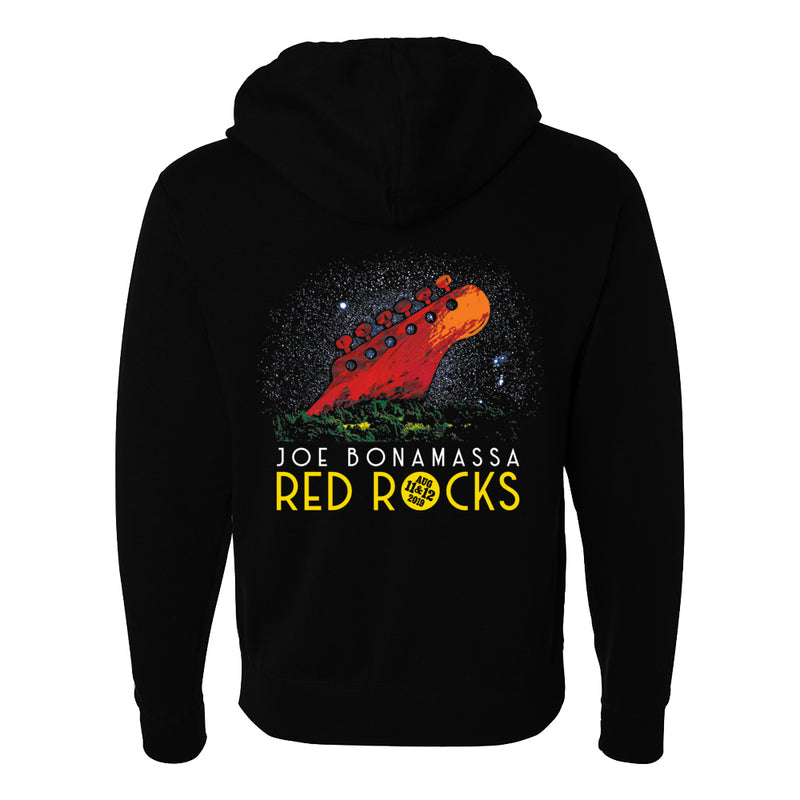 2019 Red Rocks Headstock Zip-Up Hoodie (Unisex)