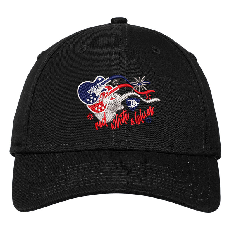 Red, White and Blues Firework Guitars New Era Hat