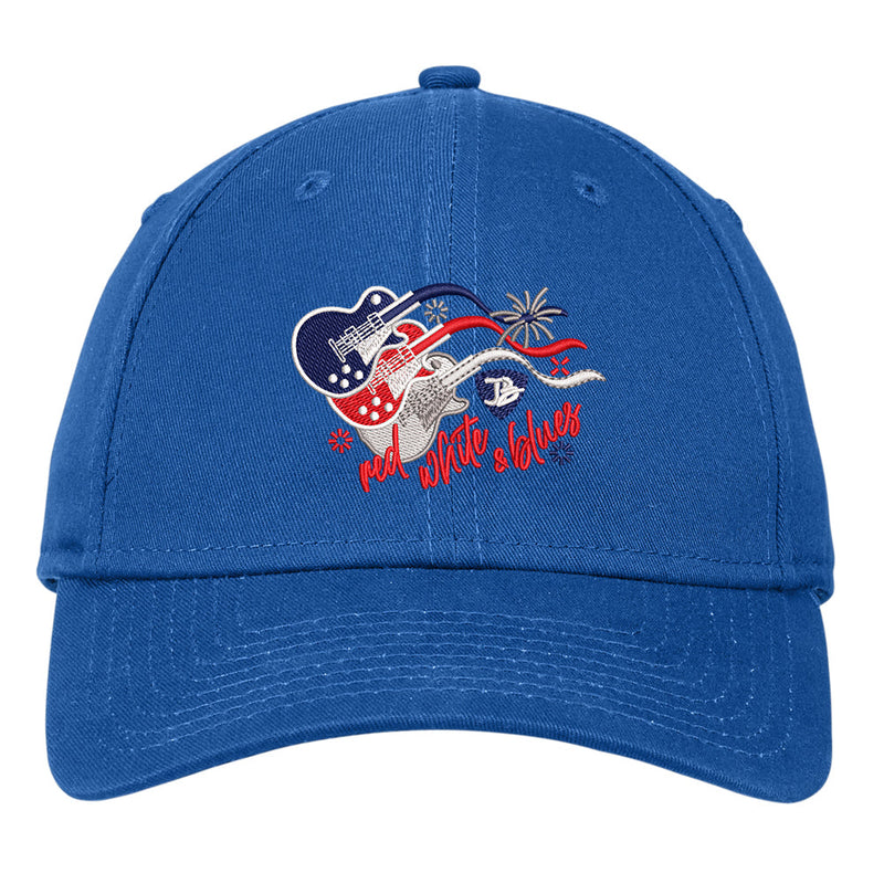Red, White and Blues Firework Guitars New Era Hat