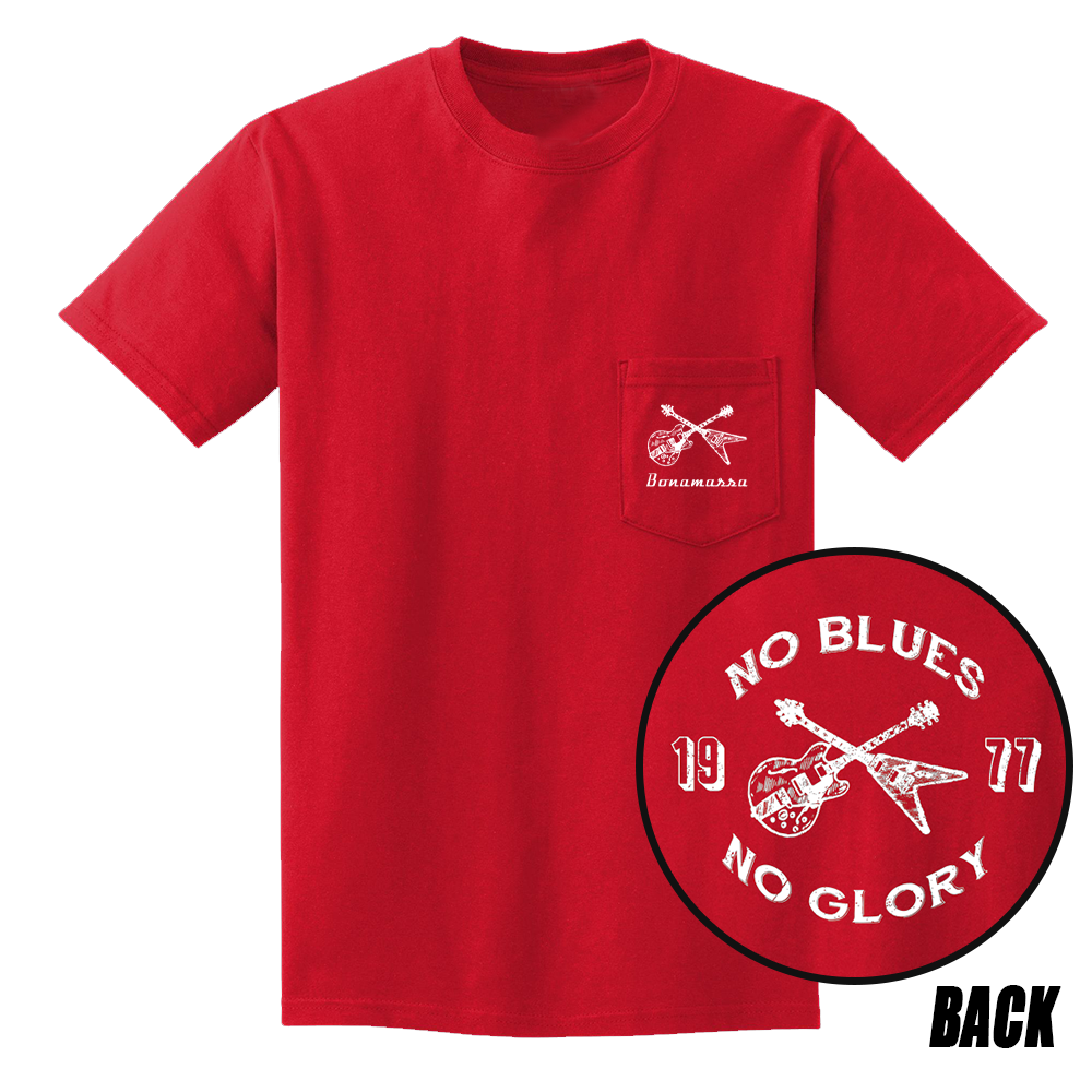 No Blues, No Glory Pocket T-Shirt (Unisex)