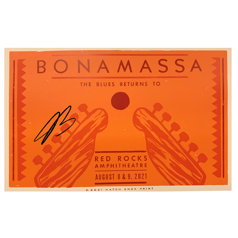 Red Rocks Performance (2021) Hatch Print - Hand-Signed