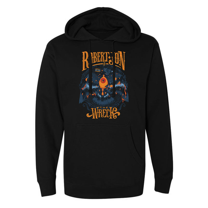 Robert Jon & The Wreck Ride Into The Light Crow Hooded Sweatshirt (Unisex)