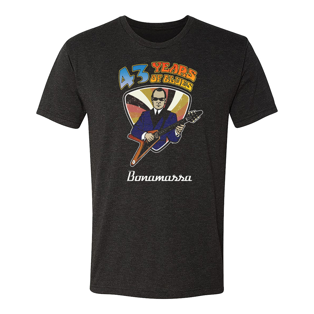 2020 Joe Bonamassa 43 Years of Blues Tri-Blend T-Shirt (Unisex)