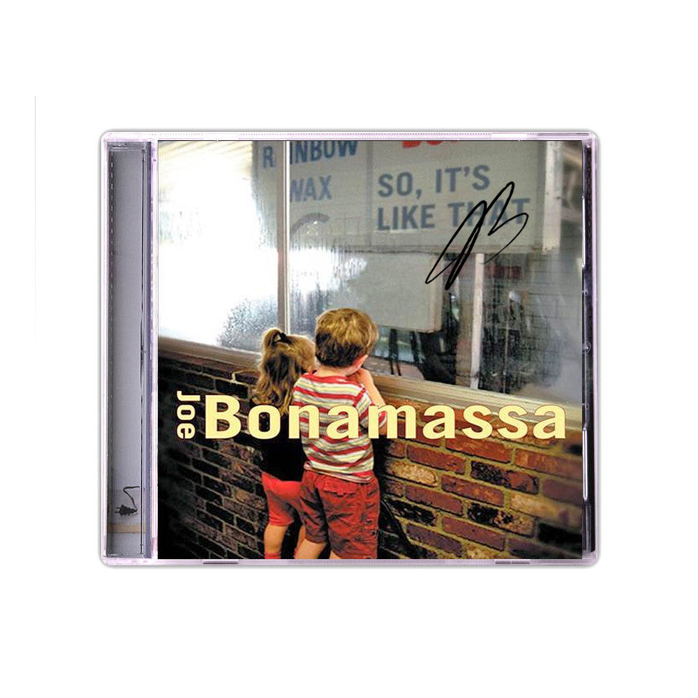 Joe Bonamassa: So It's Like That (CD) (Released: 2002) - Hand-Signed
