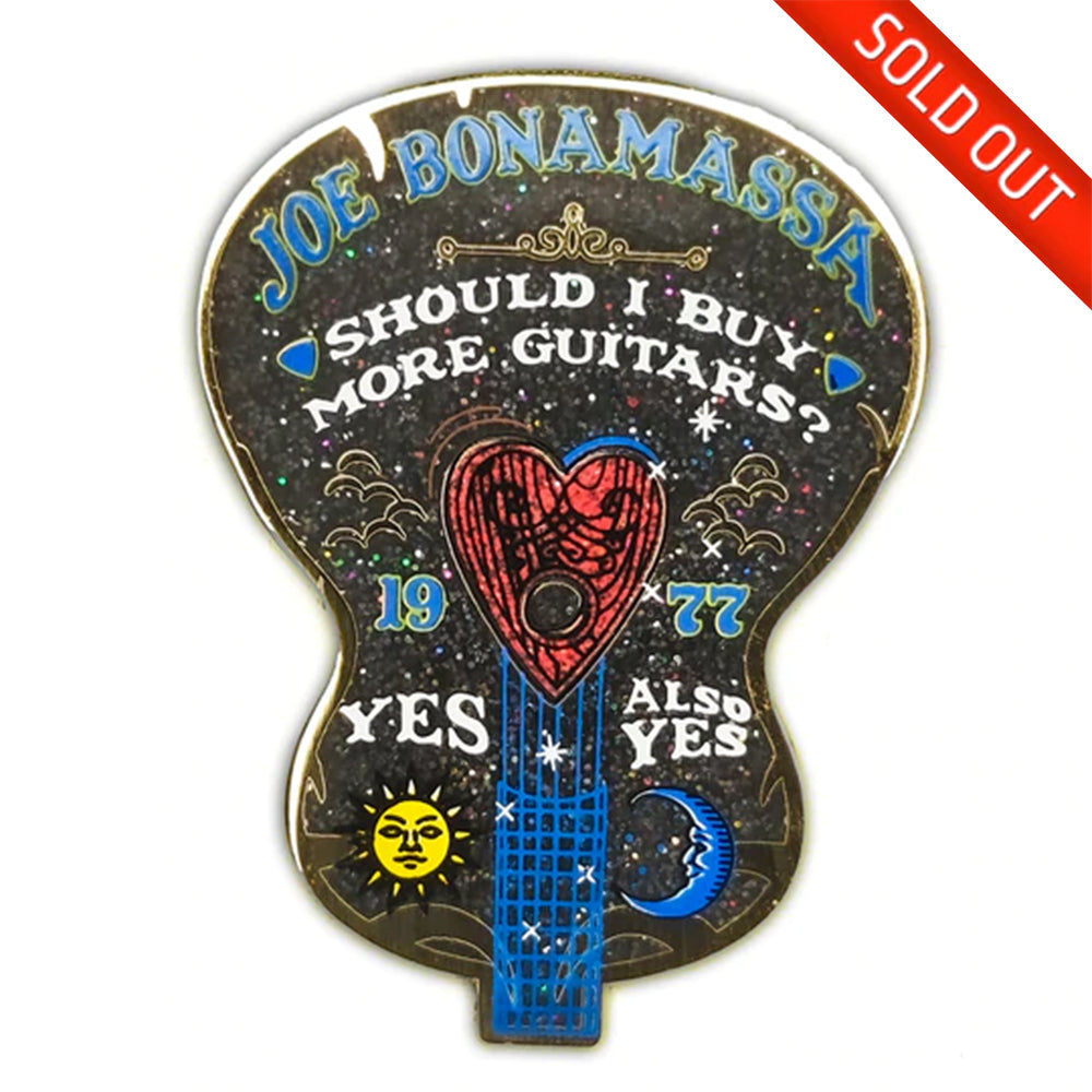Guitar Ouija Board Pin - Limited Edition (50 pieces)