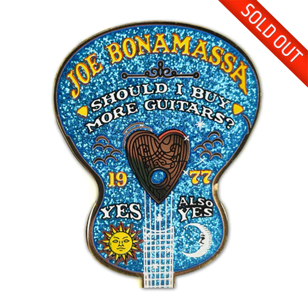 Guitar Ouija Board Pin - Limited Edition (100 pieces)
