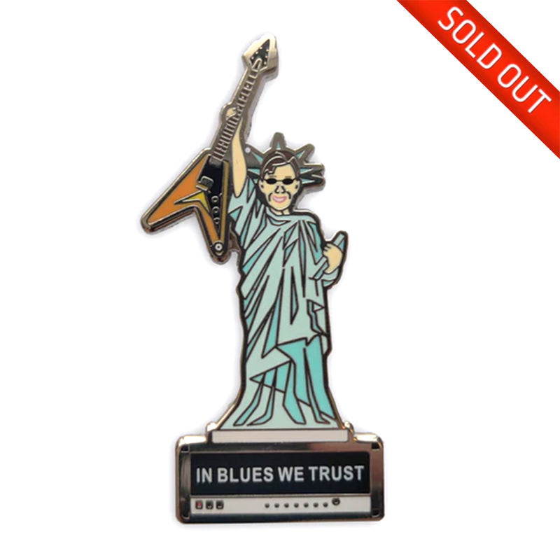 Statue of Blues Liberty Flying V Pin - Limited Edition (25 pieces)