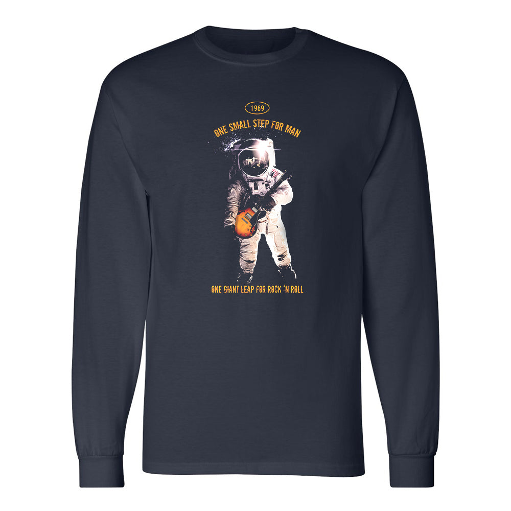 One Giant Leap for Rock n Roll  Champion Long Sleeve T-Shirt (Unisex)