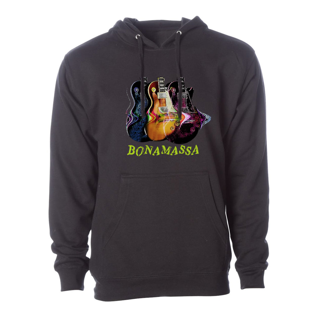 Trippy Guitars Midweight Hooded Pullover (Unisex)