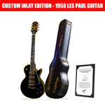 2020 Ltd Ed Joe Bonamassa Les Paul Custom "Black Beauty" Custom Inlay Outfit Epiphone w/Case