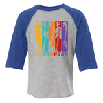 Blues Beginnings Baseball 3/4 Sleeve T-Shirt (Toddler)